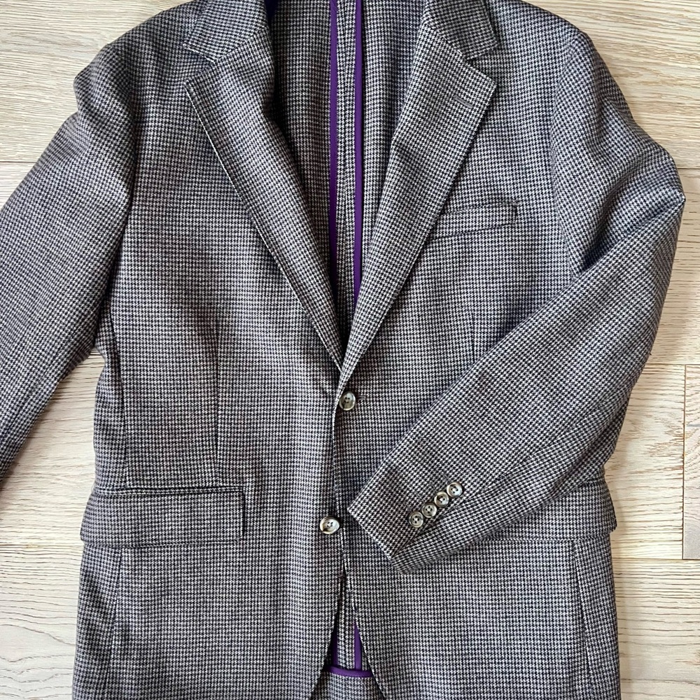 Men's Houndstooth Blazer